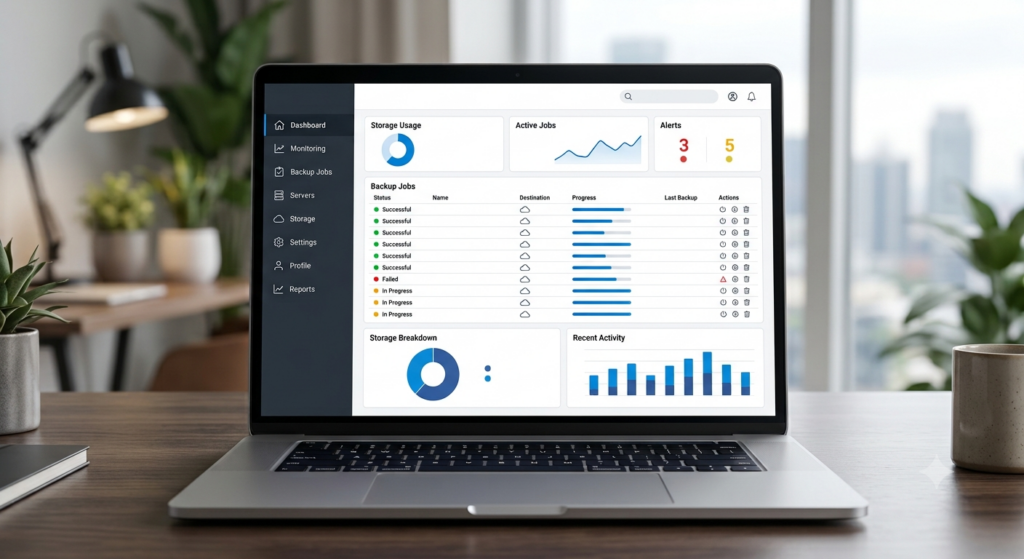 PC con dashboard
